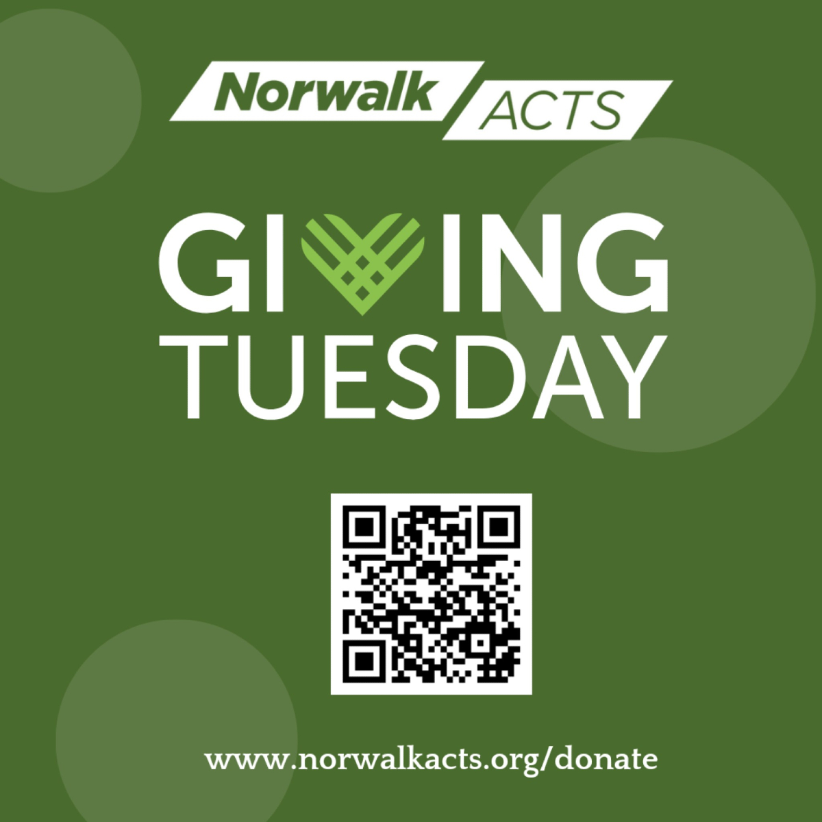 Your contribution to Norwalk ACTS will support the collaboration and coordination of improvements at every stage so that Norwalk children are on track academically, physically, and socially-emotionally from cradle to career. 

#GivingTuesday
