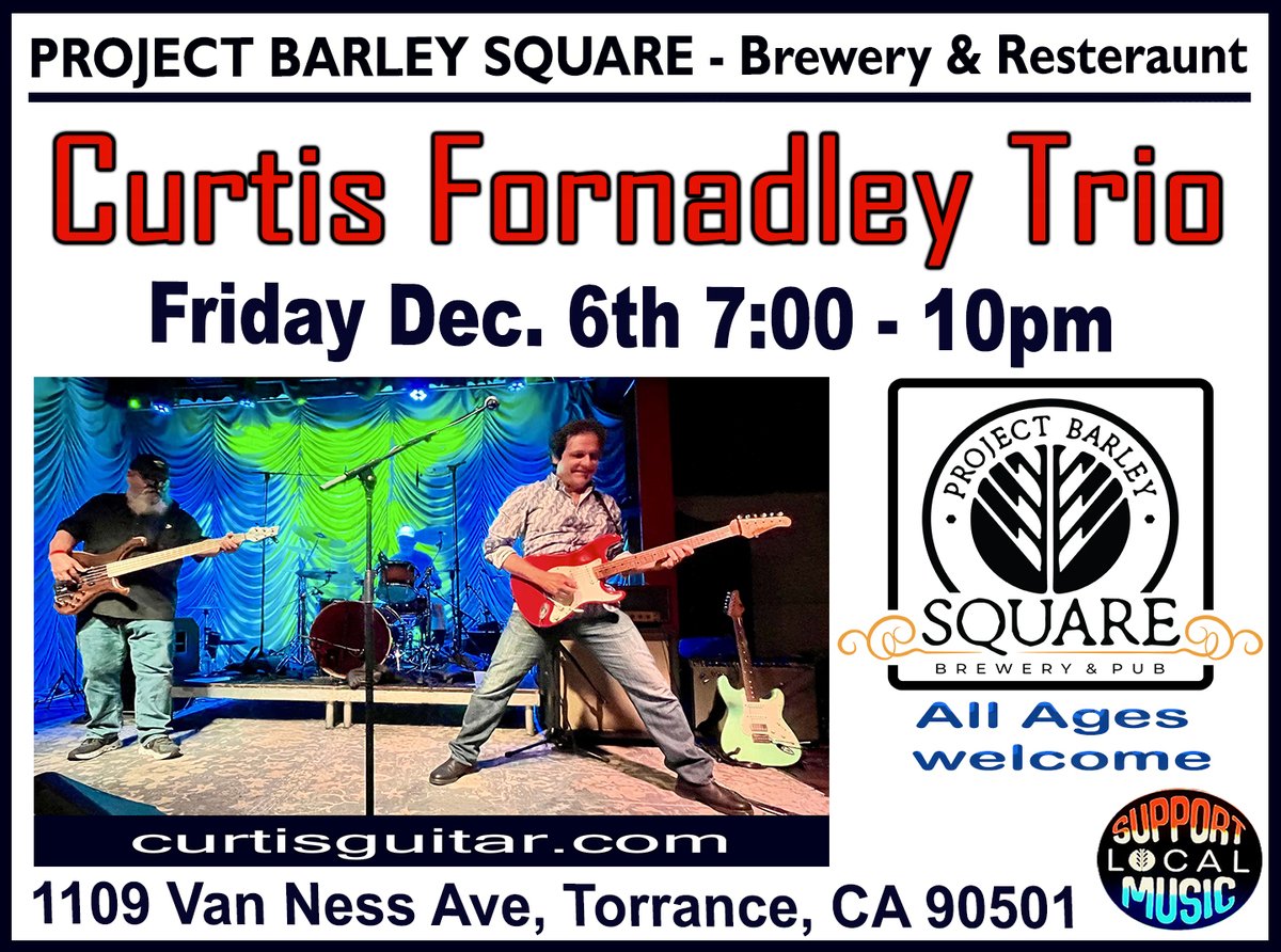 This Friday 12/6/24 <a href="/ProjectBarley/">Project Barley</a>