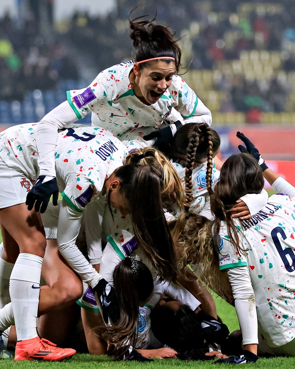 Portugal está 𝗔𝗣𝗨𝗥𝗔𝗗𝗢 para o Euro 2025 feminino! 🇵🇹