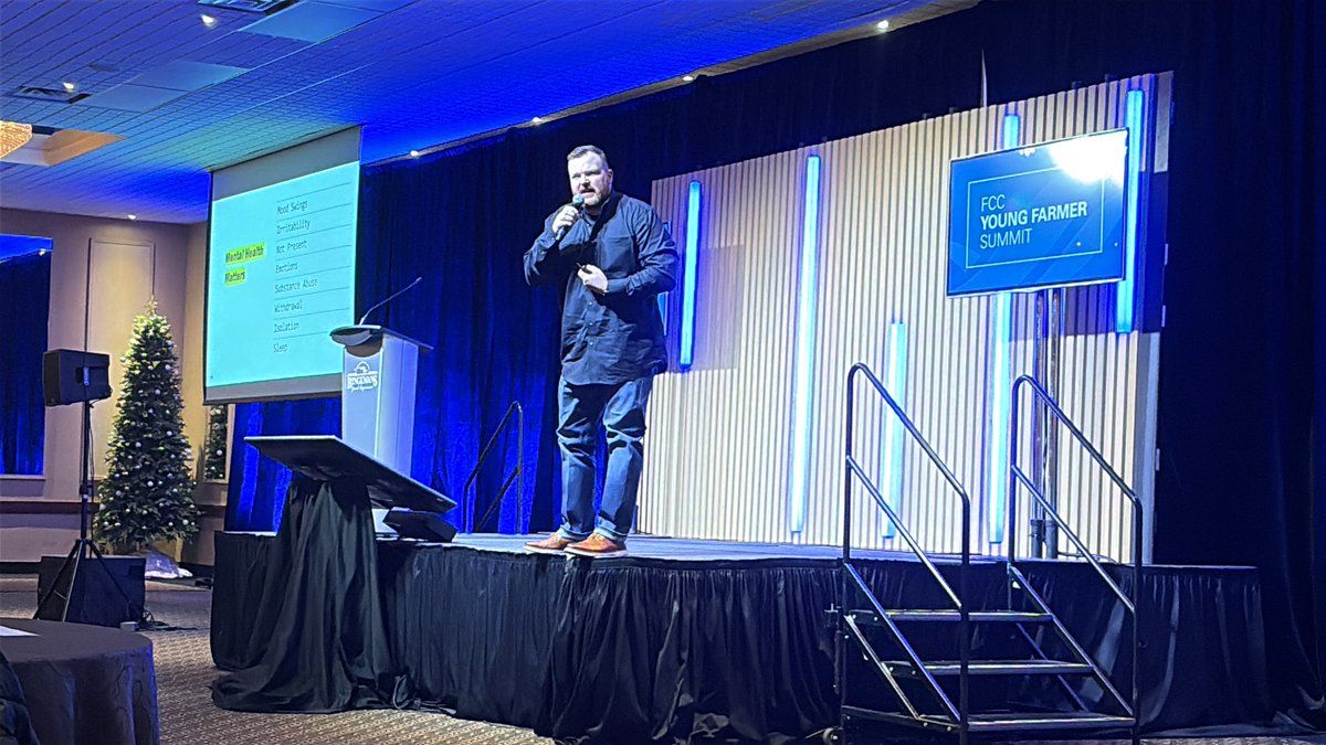 Acknowledgement and acceptance are part of the pathway to freedom, says Brett Gardiner. It’s also important to recognize that you aren’t alone. Key points on #MentalHealth at #FCCYoungFarmerSummit.