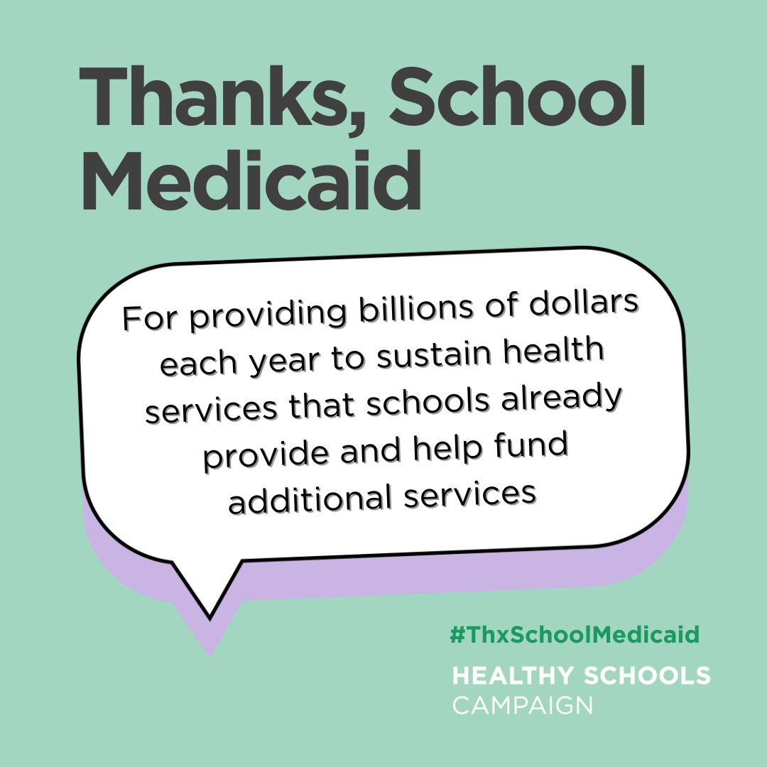 Can your school district get reimbursed for all health services provided to all students covered by Medicaid? School districts in 20+ states can! Join us 12/10 for a webinar explaining how: bit.ly/school-medicai… #ThxSchoolMedicaid