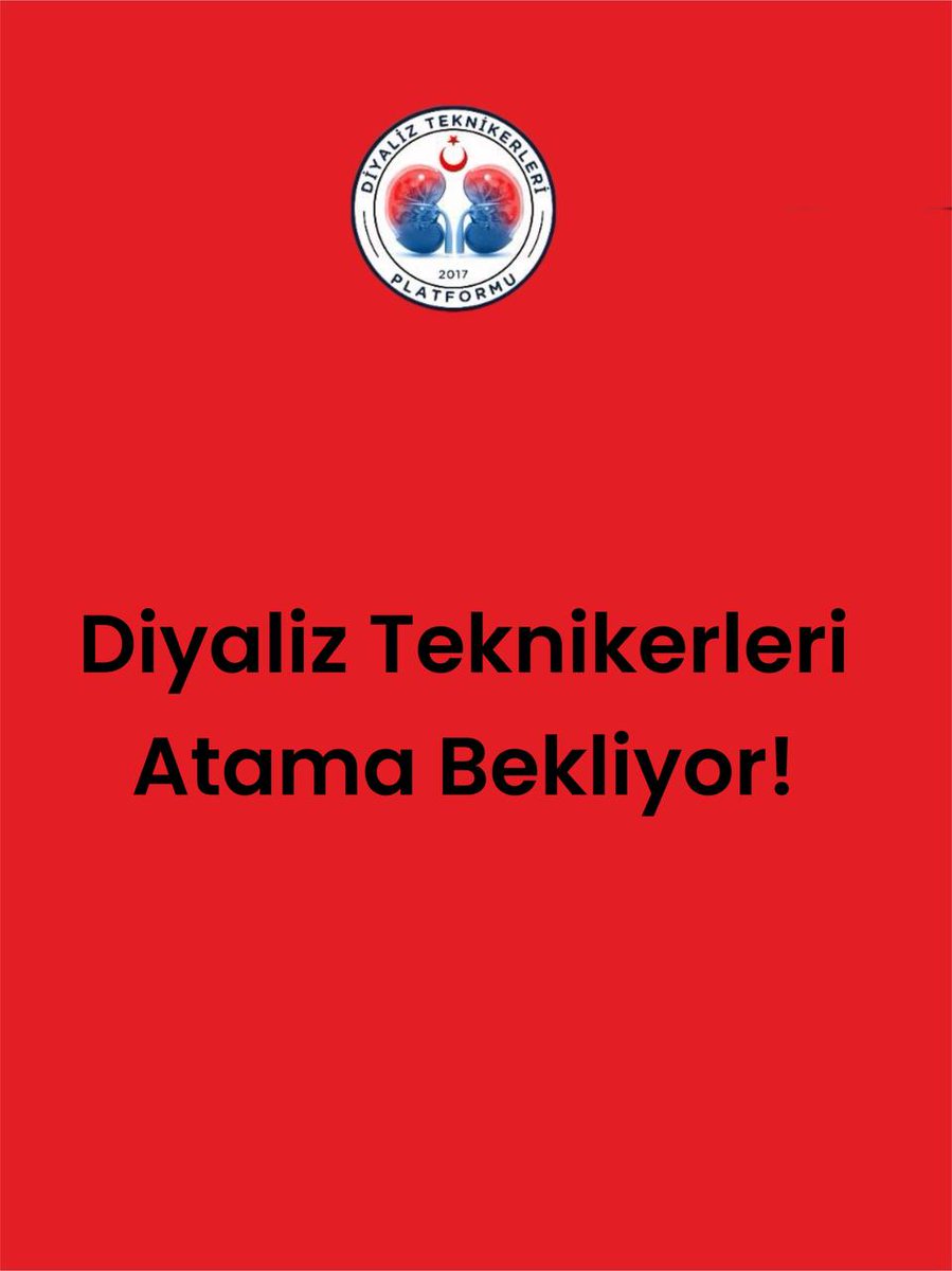Diyaliz Teknikerleri Platformu (@diyalizplatform) on Twitter photo Yönetmeliğe göre Sertifikasız yok Diyaliz teknikeri var
Sahaya göre Sertifikasız var Diyaliz teknikeri yok
Kendiyle çelişen bir yönetmelik. Diyaliz teknikerlerine yapılan bir haksızlıktır. Gereğinin yapılması gerekmektedir sayın bakanım <a href="/drmemisoglu/">Prof. Dr. Kemal Memişoğlu</a>
#DiyalizYönetmeliğiUnutuldu Yönetmeliğe göre Sertifikasız yok Diyaliz teknikeri var
Sahaya göre Sertifikasız var Diyaliz teknikeri yok
Kendiyle çelişen bir yönetmelik. Diyaliz teknikerlerine yapılan bir haksızlıktır. Gereğinin yapılması gerekmektedir sayın bakanım <a href="/drmemisoglu/">Prof. Dr. Kemal Memişoğlu</a>
#DiyalizYönetmeliğiUnutuldu