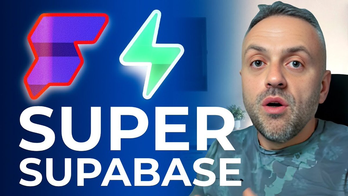 cristian_curro's tweet photo. Super Supabase Techniques: Insanely POWERFUL Techniques That Will SUPERCHARGE Your App! 
https://t.co/ddV8bAU5AR

#nocode 
#SupabaseSupercharge  
#FlutterFlowTraining  
#AppDevelopmentTips  
#TechniquesForSuccess  
#CloneThisApp https://t.co/6iMsDzHxsS