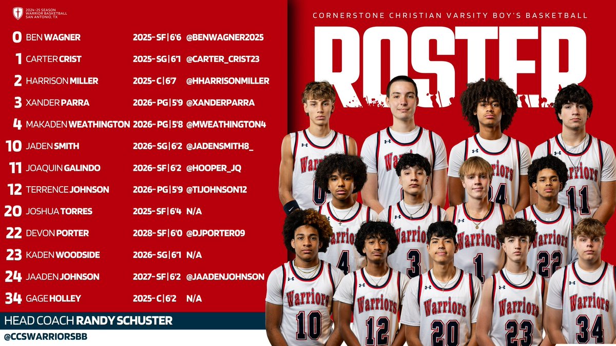 Our 2024-25 Season Roster #GoWarriors