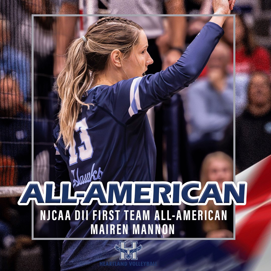 Congratulations to Sophomore Mairen Mannon for her recognition of a great season by being named First Team All-American! 💪🏼🦅

#humhawks