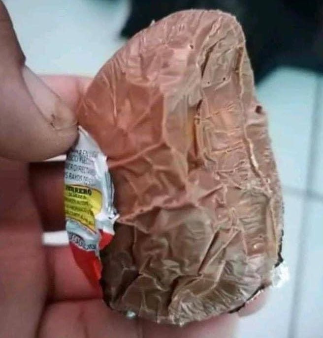 Cada vez hacen más reales los huevos kinder. 😧