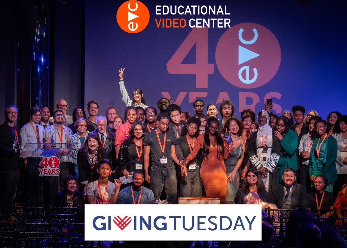 EVC believes in the power of storytelling as a tool for change, and we believe in the power of our young people. So this #GivingTuesday, support EVC's young filmmakers changing the world one documentary at a time by donating right now.
secure.givelively.org/donate/educati…