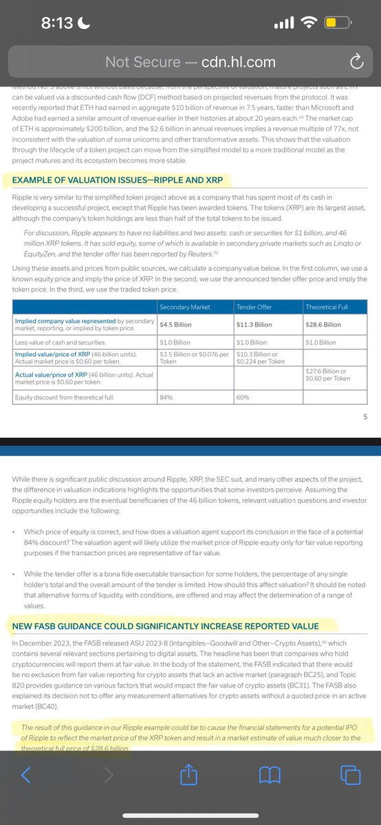 SMQKEDQG's tweet image. ‼️WHY XRP’s PRICE IS RISING AHEAD OF FASB CRYPTO FAIR VALUE IMPLEMENTATION‼️

XRP’s price is increasing ahead of the FASB fair value implementation because the new rules will force companies to report cryptocurrencies like XRP at their actual market value, not at historical…