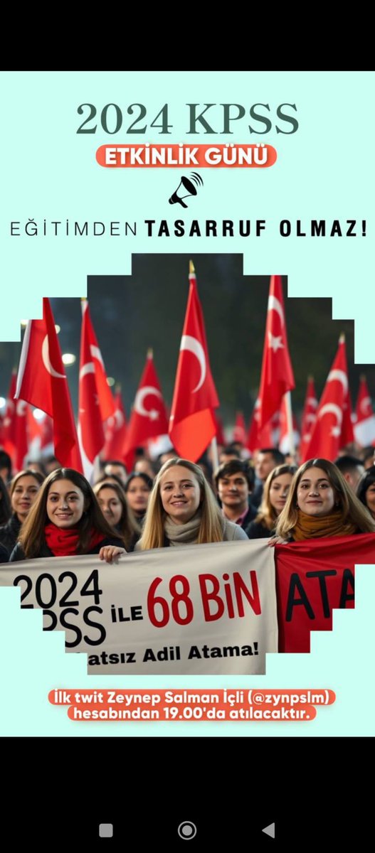 blt_cansel's tweet photo. Güçlü nesiller nitelikli öğretmenlerle yetişir. Daha güzel yarınlar için öğretmenler okullarda olmalıdır.
@tcmeb
@tcbestepe
@HMBakanligi @HmbSosyalMedya
#MaliyedenMEBe68BinAtama https://t.co/i3vr7wxNIe