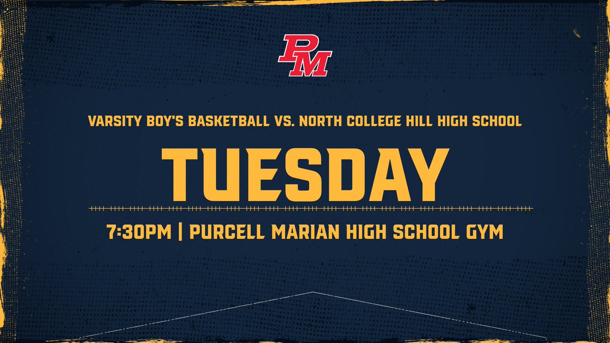 Tuesday @  7:30PM - Varsity Boy's Basketball vs. North College Hill High School! Get tickets at boxoutsports.com/hometown/69f8f….