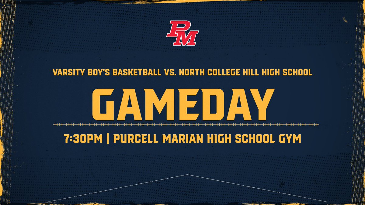 Gameday! Varsity Boy's Basketball vs. North College Hill High School at  7:30PM. Tickets at boxoutsports.com/hometown/69f8f….