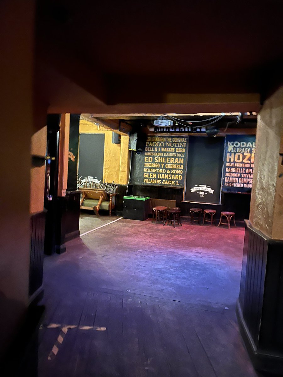 Secret gig in Dublin tonight, iykyk x