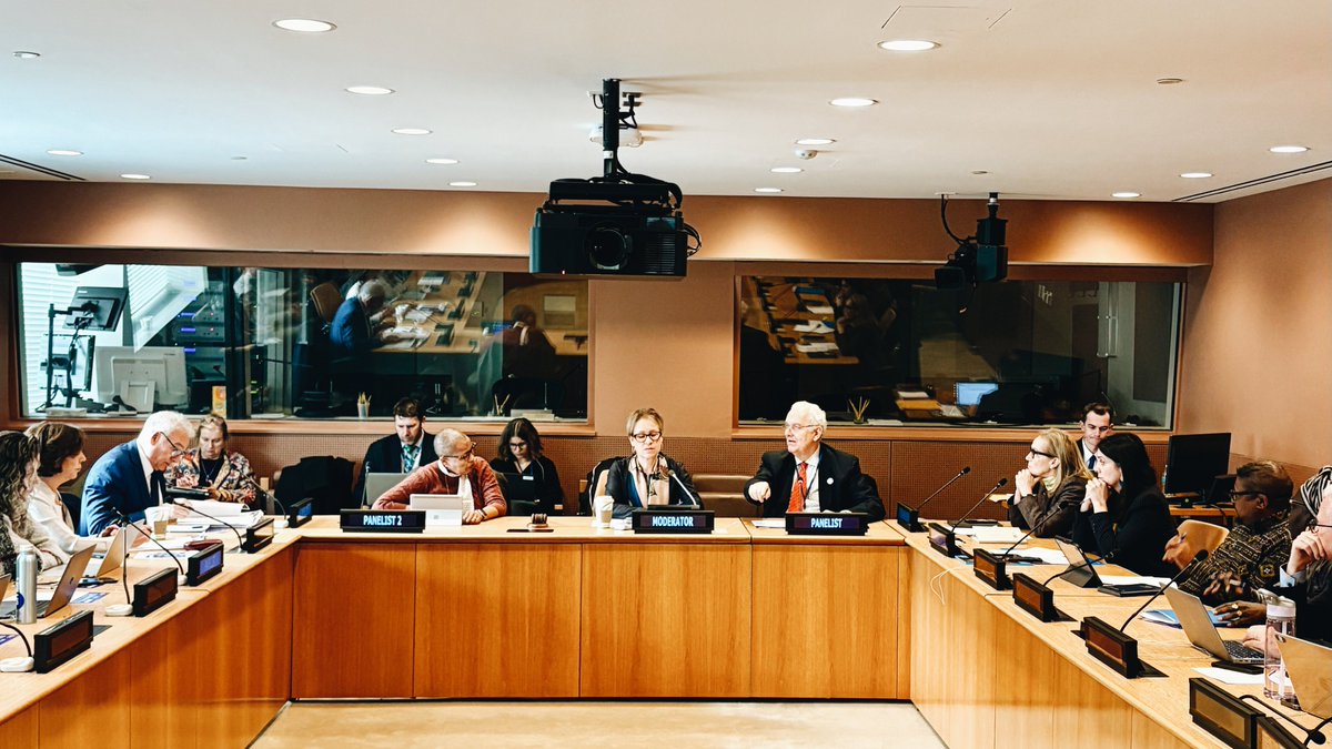 Impactful #ILO &amp; #USP2030 event at #FfD4 PrepCom2, launching a call to action to boost public investments and close the #socialprotection financing gap. Inspiring dialogue on achieving #USP, #UHC, and #SDGs. Let’s turn commitments into action! social-protection.org/gimi/Media.act…
