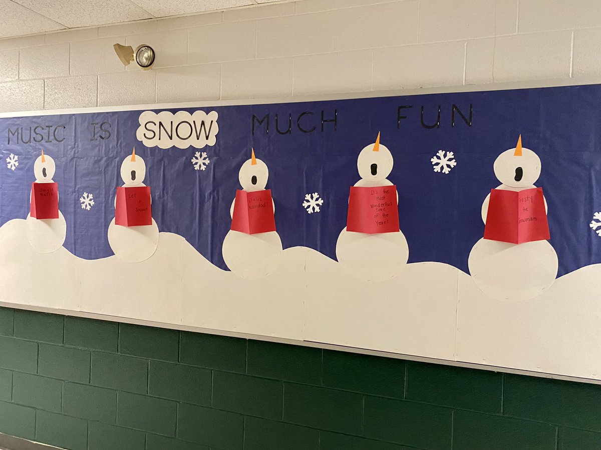 Music is SNOW much fun!❄️☃️
