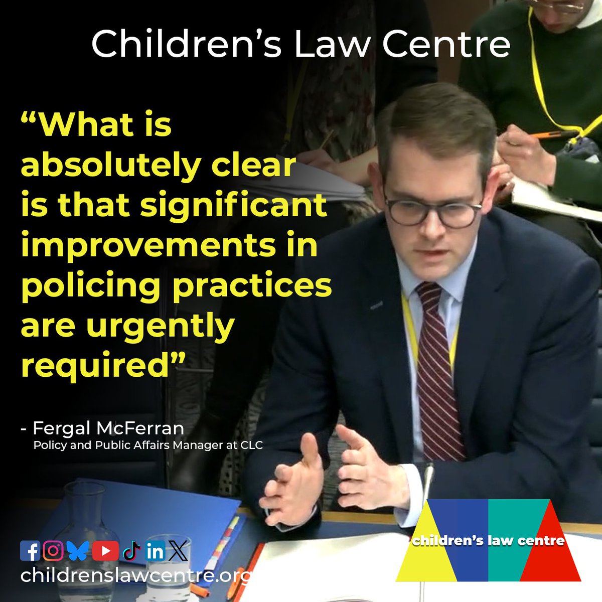 A new review of children and young people and policing, published by the NI Policing Board, has highlighted the scale of human rights breaches facing children and young people when in contact with the police.

Read our initial comments at childrenslawcentre.org.uk/childrens-righ…

More to follow