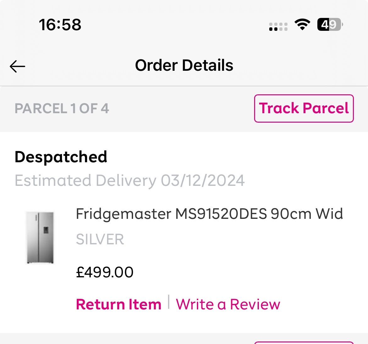 TiinkerJ's tweet photo. @verynetwork sends me the wrong fridge freezer, whilst taking away my current one and now I am left with the wrong item and a 5 year old who can’t have food until this is sorted. I wanted to keep the item for a partial refund but they can’t amend my account, how ridiculous! https://t.co/ijWe3NqPU9