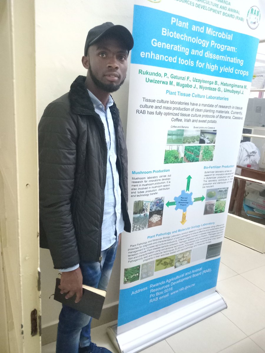 N_SmartFarmer's tweet photo. Day 1 of our Field visit organised by @UR_CAVM was spent well as I learnt about #Biofertilizer preparation and #PlantAndMicrobialBiotechnology in #RAB Rubona station. https://t.co/xgkQpPmTkd
