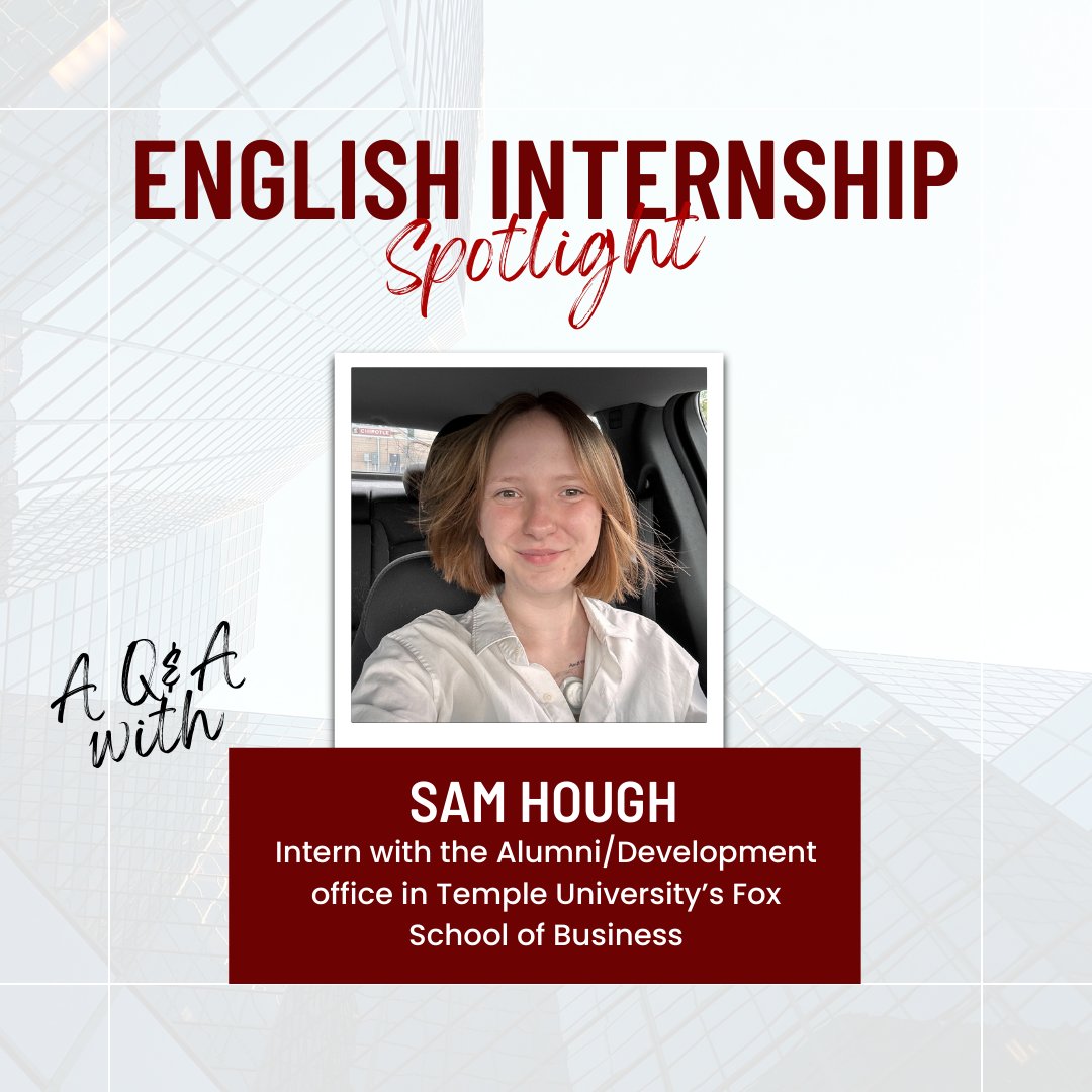 Temple Department of English tweet media