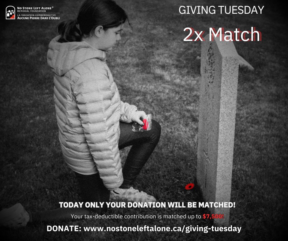 No Stone Left Alone (@nostonealone) on Twitter photo TODAY ONLY YOUR DONATION WILL BE MATCHED!
Your tax-deductible contribution is matched up to $7,500!
Donate $100 and it becomes $200.
DONATE: nostoneleftalone.ca/giving-tuesday
#givingtuesday #Charity #givingback #Veterans #Donate #Canadaremembers #Canada #soldier <a href="/ryanjespersen/">Ryan Jespersen</a> TODAY ONLY YOUR DONATION WILL BE MATCHED!
Your tax-deductible contribution is matched up to $7,500!
Donate $100 and it becomes $200.
DONATE: nostoneleftalone.ca/giving-tuesday
#givingtuesday #Charity #givingback #Veterans #Donate #Canadaremembers #Canada #soldier <a href="/ryanjespersen/">Ryan Jespersen</a>