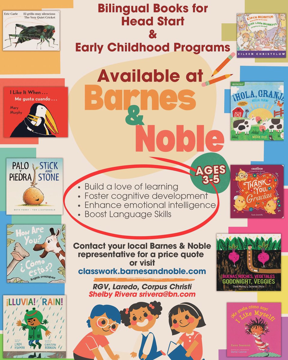 ShelbyRiveraB_N's tweet photo. Unlock the joy of reading in two languages! ππ Early learning bilingual books are the perfect start for little learners to grow in confidence and language skills. ππ #BilingualBooks #earlylearning #readingadventures #Laredoeducators #RGVeducators #361educators https://t.co/q4jXmeQ3MF