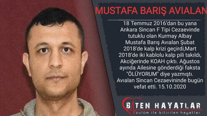 LatifErkan6's tweet photo. Cezaevinde vefat eden Kur Alb Barış Avıalan'a savunma yaparken evraklarını koyacak bir kürsüyü bile çok görmüşlerdi. 
UNUTMADIK!
EngelliMahpusa TutuksuzÇözüm https://t.co/HBulcHUmX2