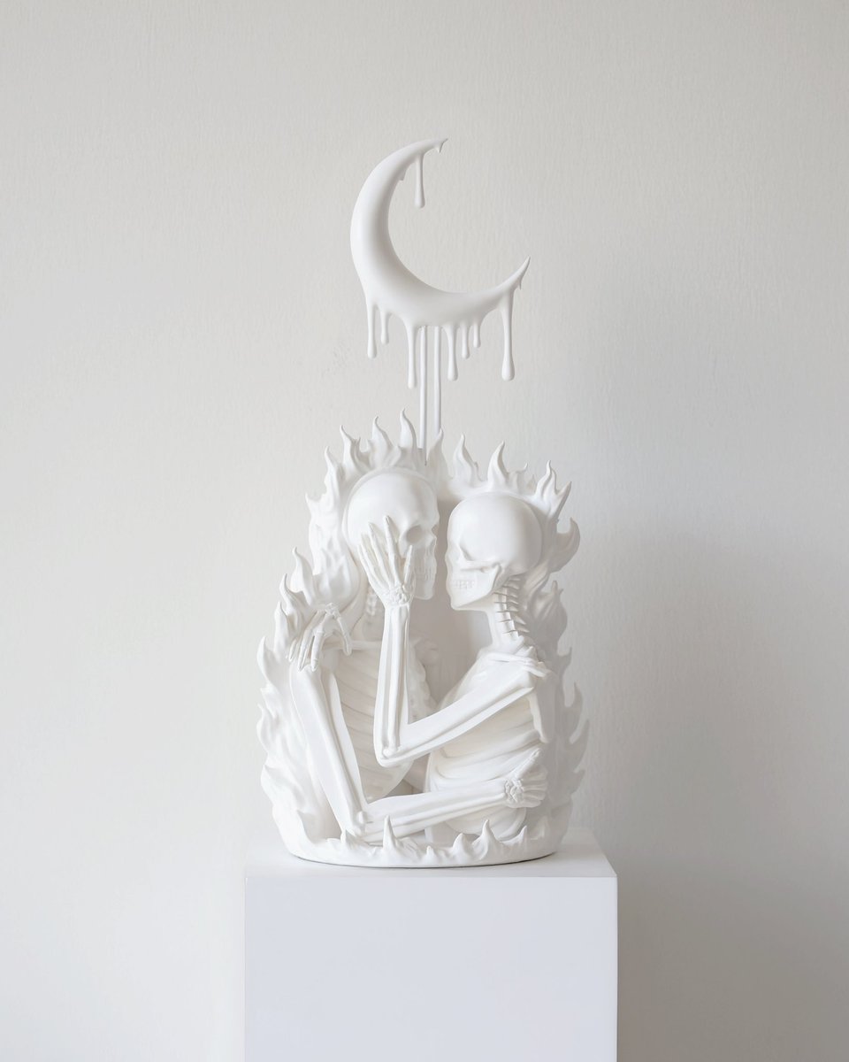 “Our Love Melts The Moon” sculpture