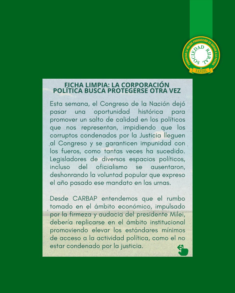 Sociedad Rural de Tandil tweet media