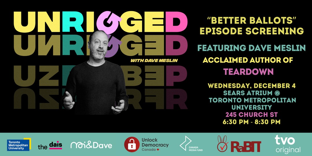 Ranked Ballot Initiative of Toronto (RaBIT) tweet media