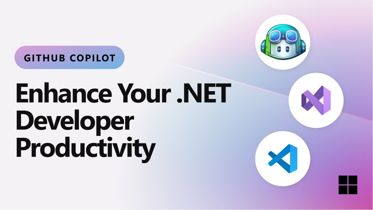 dotnetdevs_io's tweet image. 𝗕𝗼𝗼𝘀𝘁 𝗬𝗼𝘂𝗿 @dotnet 𝗣𝗿𝗼𝗱𝘂𝗰𝘁𝗶𝘃𝗶𝘁𝘆 𝘄𝗶𝘁𝗵 @github 𝗖𝗼𝗽𝗶𝗹𝗼𝘁 🚀
Details - devblogs.microsoft.com/dotnet/enhance…
// 📝 @mika_dumont
#dotnet #dotnetdevelopers #copilot