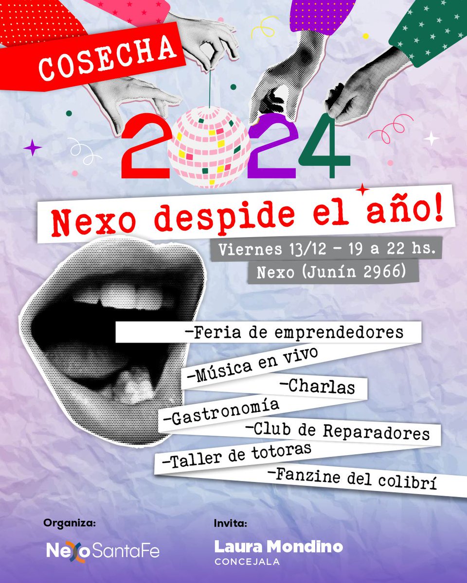 NexoSForg's tweet photo. 🧡¡Despedimos el año y queremos que estés!💙

🍻 Te invitamos a compartir esta nochecita bien santafesina con emprendedores, música en vivo, charlas y distintas propuestas en los espacios de nuestra casa 🤗

¡Ahí nos vemos! 🙌

#SantaFe #NexoSantaFe https://t.co/u55pMC5vXc