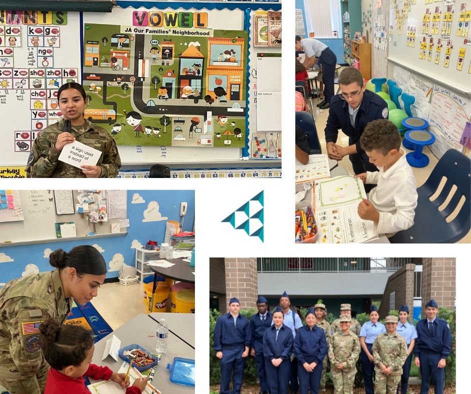 JATampaBay's tweet image. A big thank you to our incredible High School Heroes from Jefferson High School JROTC for making a difference! 👏 These dedicated students brought the JA Our Families learning experience to life for the 1st-grade classes at Roland Park K-8. #HighSchoolHeroes #JuniorAchievement