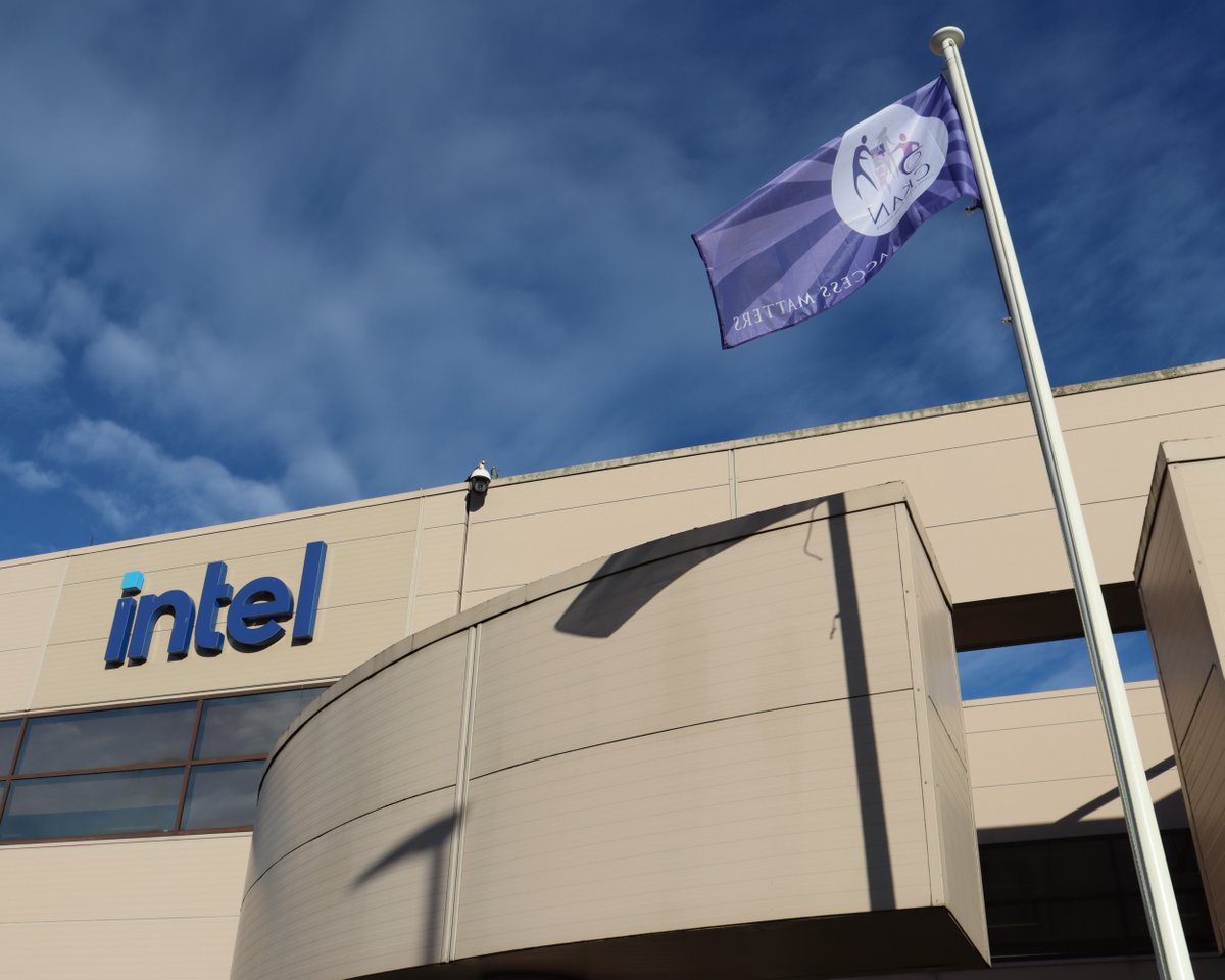 Today is International Day of People with Disabilities.
We are proud to fly at our campus the flag provided to us by Leixlip Disability Access Group. We have also turned our logo purple this week to promote the rights and well-being of persons with disabilities. #PurpleLights24