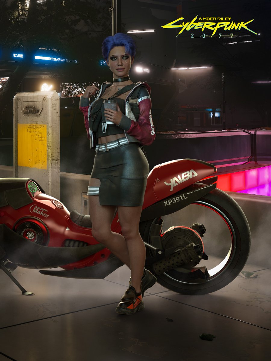 CMDR_FOSDYKE's tweet photo. Night coffee ballade with Amber Riley in @CyberpunkGame
#3dartwork #custom3d #characterart
Credits to CD Projekt Red - Cyberpunk 2077 for the background image. https://t.co/9QOvQgkHGC