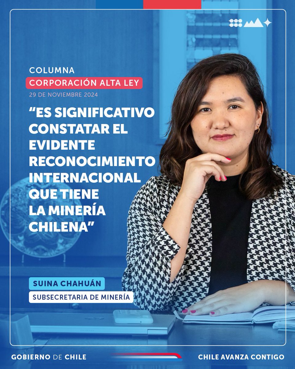 Ministerio de Minería de Chile tweet media