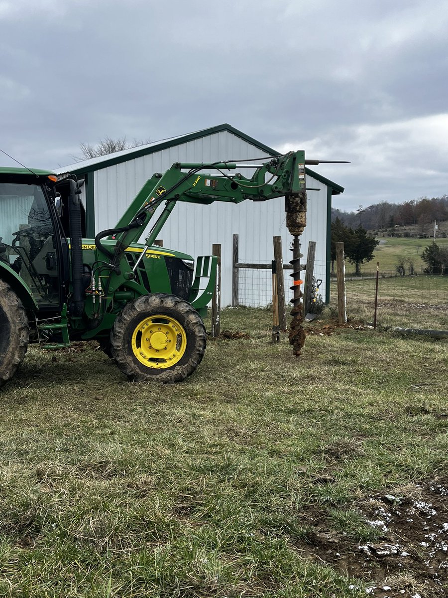Nice 27 degree day to start a fence project