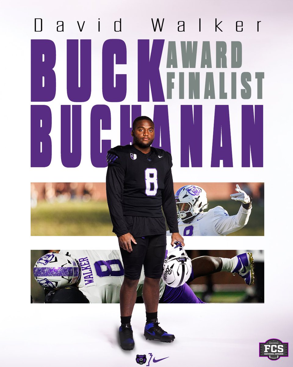 For the second time in his career, <a href="/dwalkeerr33/">David Walker🔱</a> will be heading to Frisco as one of the finalist for the national defensive player of the year award!

The Stats Perform FCS National Awards Banquet will be held on Saturday, Jan. 4.

#BearClawsUp