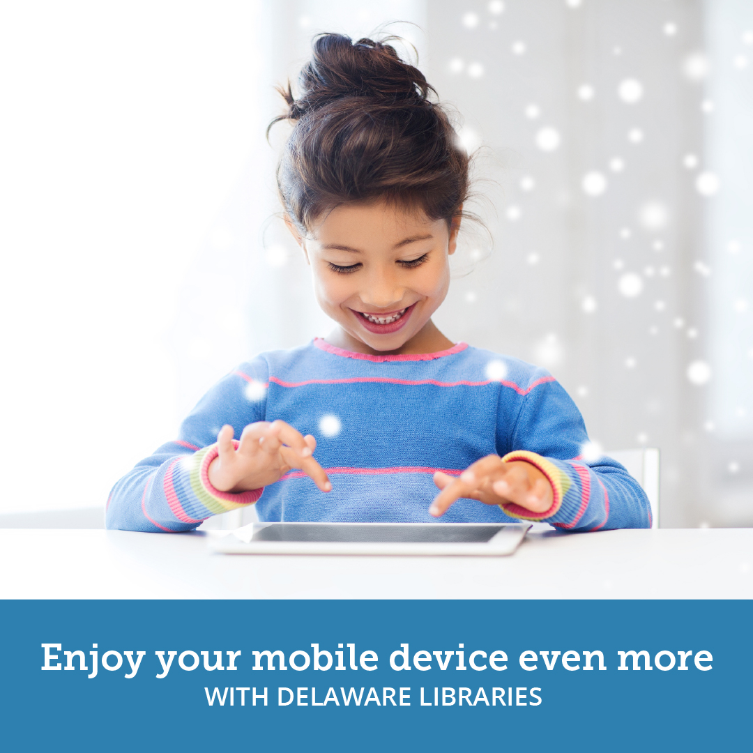 Giving a new mobile device this holiday season?  With a Delaware Library Card, give them even more! Download eBooks, eMagazines, audiobooks and stream movies all for Free! delawarelibraries.org/emedia |  Get a library card online! delawarelibraries.org  #delibraries #netde