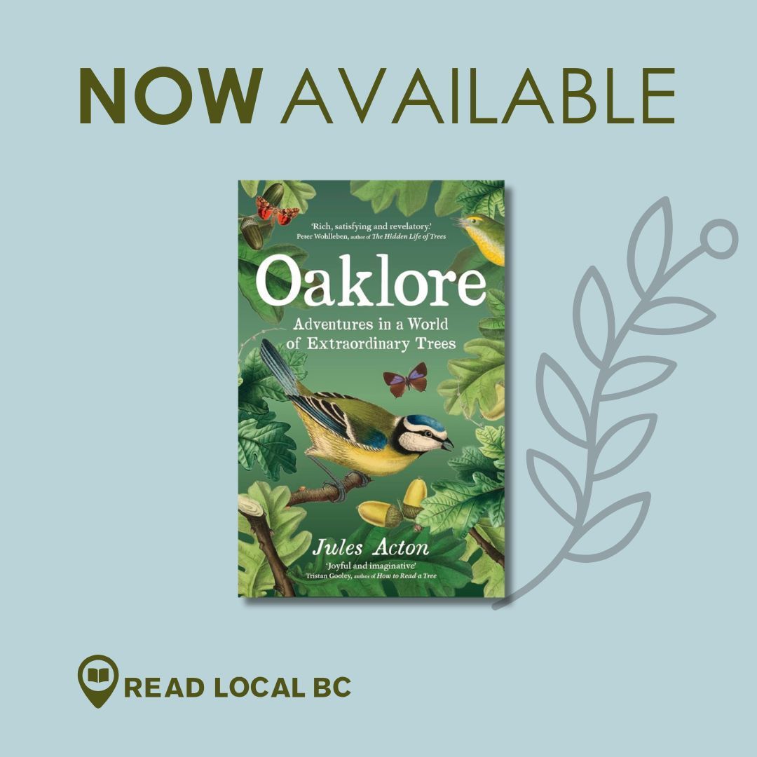 Perfect for nature lovers and (very) green thumbs, “Oaklore” is a whimsical exploration of how the oak tree has shaped and influenced English literature, culture, and history. 🌳 🍃

Out now from <a href="/greystonebooks/">Greystone Books</a>.

#Oaklore #ReadLocalBC #BCbooks #ReadLocal