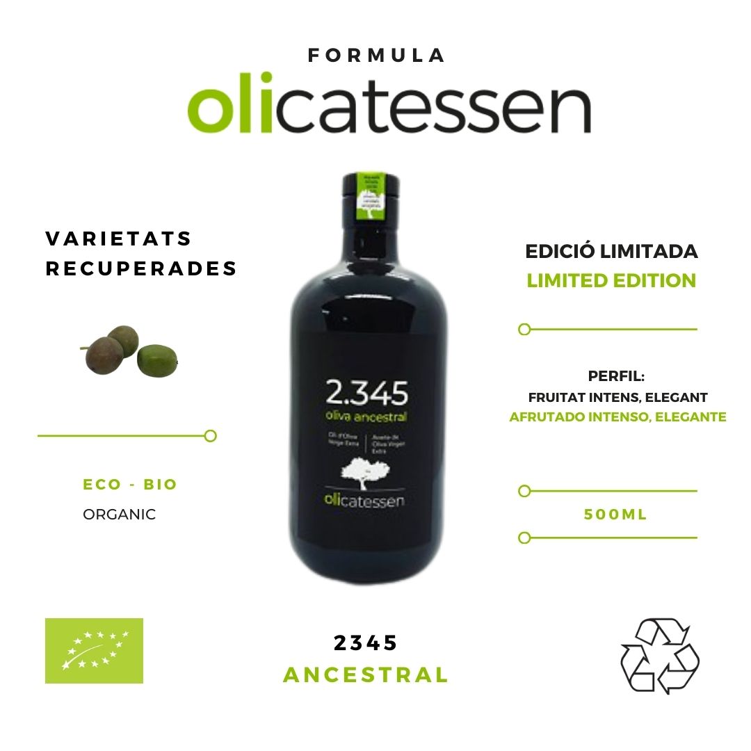 olicatessen's tweet photo. FORMULA OLICATESSEN
🌿 2.345: Edició Limitada de Varietats Ancestrals Recuperades 🌿

Ens enorgulleix parlar del nostre oli d’oliva verge extra d’edició limitada, elaborat amb varietats ancestrals recuperades. 🌳 https://t.co/uMxa5DogMm