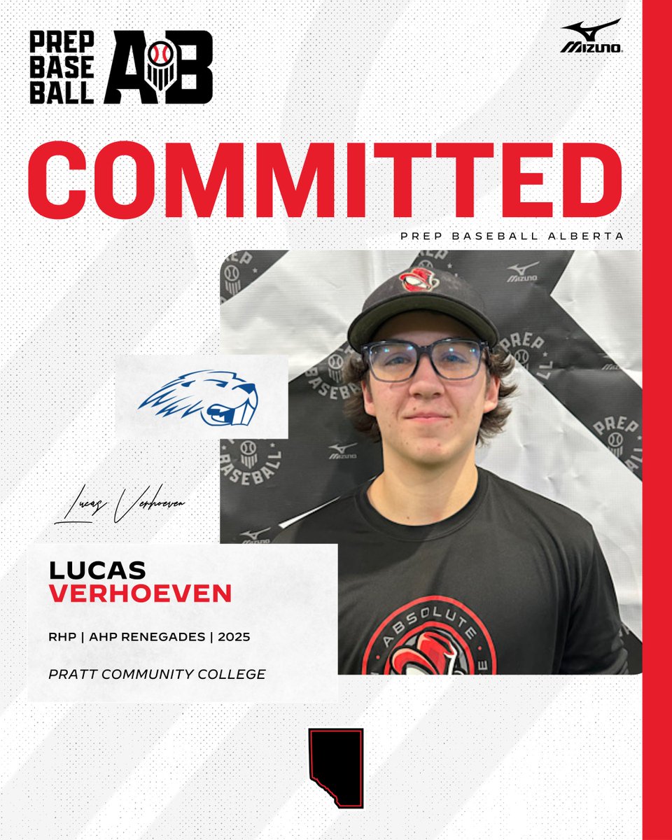 Prep Baseball Alberta (@prepbaseballab) on Twitter photo 🚨𝐂𝐎𝐌𝐌𝐈𝐓𝐌𝐄𝐍𝐓 𝐀𝐋𝐄𝐑𝐓🚨
'25 RHP Lucas Verhoeven (<a href="/AcademyAhp/">AHP Renegades Baseball Academy</a>) announces his commitment to Pratt Community College.
<a href="/Lucas_verhoev/">Lucas</a> | <a href="/PrattBaseball/">Beaver Baseball</a> 🚨𝐂𝐎𝐌𝐌𝐈𝐓𝐌𝐄𝐍𝐓 𝐀𝐋𝐄𝐑𝐓🚨
'25 RHP Lucas Verhoeven (<a href="/AcademyAhp/">AHP Renegades Baseball Academy</a>) announces his commitment to Pratt Community College.
<a href="/Lucas_verhoev/">Lucas</a> | <a href="/PrattBaseball/">Beaver Baseball</a>