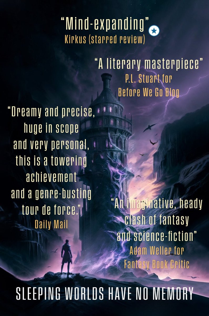 Friends, I’d appreciate a boost :)

Awards season is upon us! Please don’t forget my science-fantasy-noir novel #SleepingWorldsHaveNoMemory is eligible for
Nebulas
BSFAs
BFAs
WFAs
Locus
Hugos

SFWAs can download a copy here:
sfwa.org/forum/topic/19…
THANK YOU ALL FOR YOUR SUPPORT!