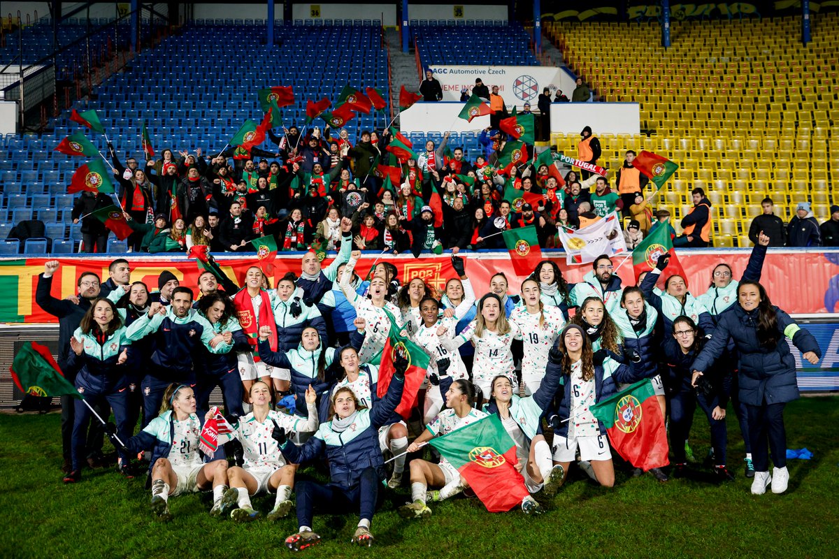 Digam: 𝗘𝗦𝗧𝗔𝗠𝗢𝗦 𝗡𝗢 𝗘𝗨𝗥𝗢𝗣𝗘𝗨! 🥹🇵🇹 

#Navegadoras | <a href="/WEURO2025/">UEFA Women's Nations League</a>
