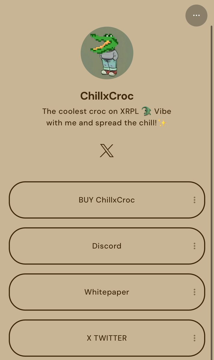 At ChillxCroc, we're not just chilling —we're dominating! 😎🐊

linktr.ee/ChillxCroc