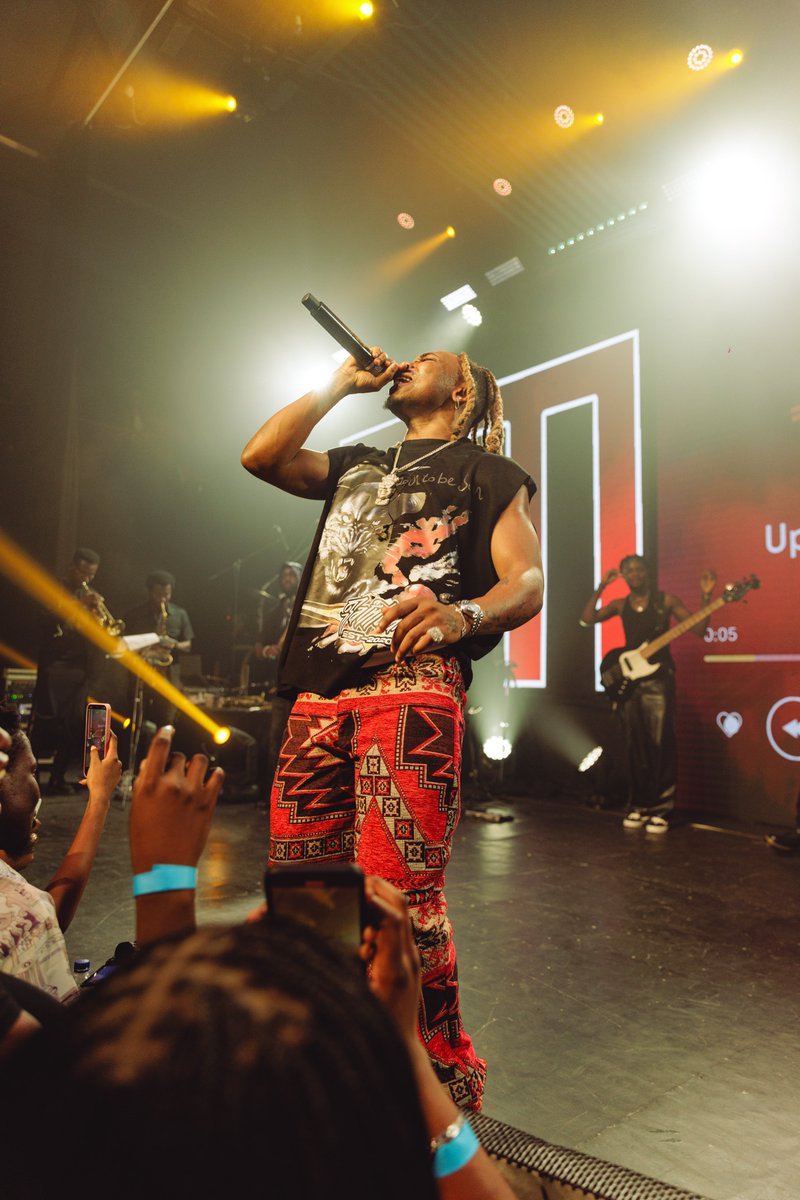 Trace Live: Mayorkun 
Photographed by me.