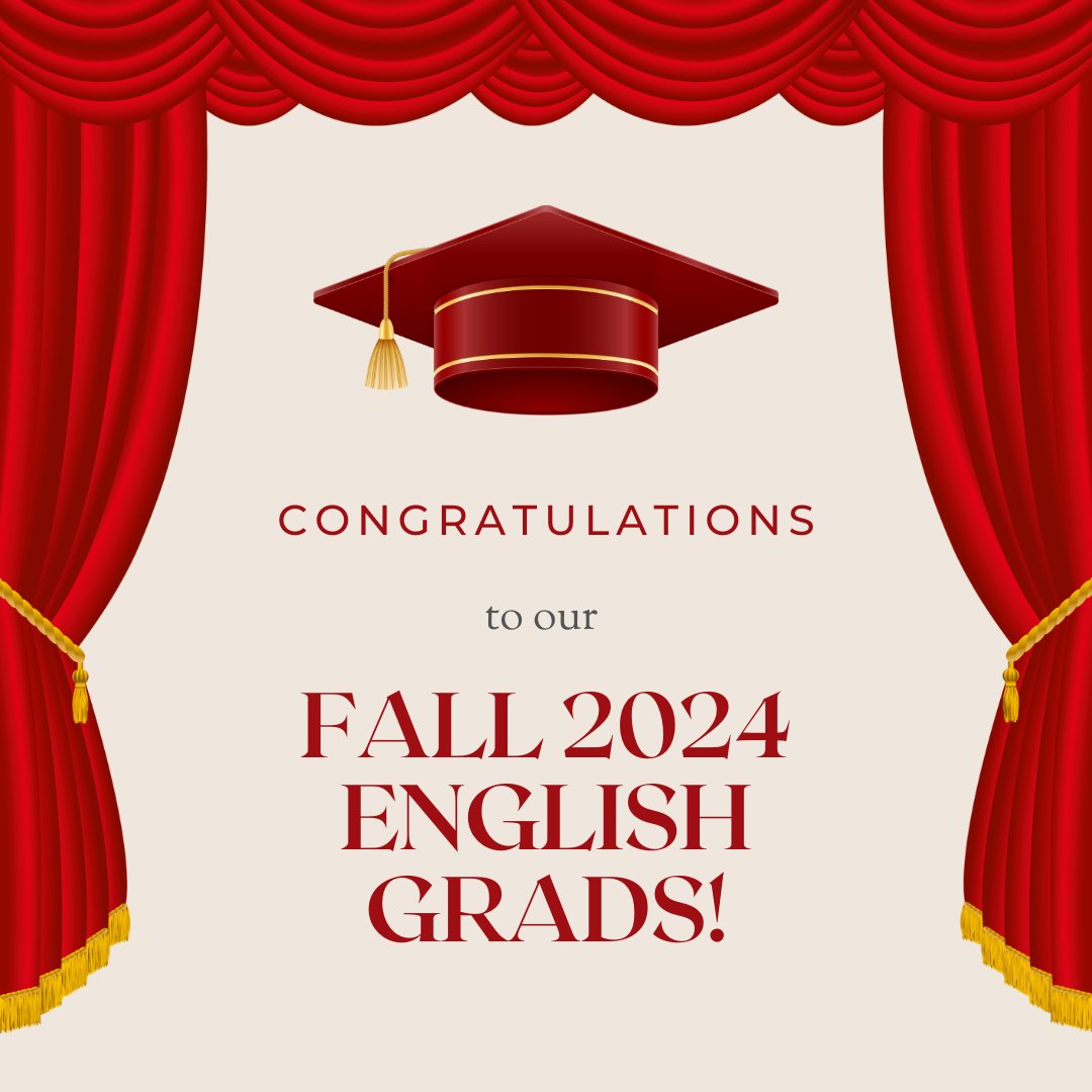 Congratulations to all of our English students finishing their degrees this semester! We can’t wait to see what you do next.

#templeuniversity #templeenglish #englishmajor #englishdegree