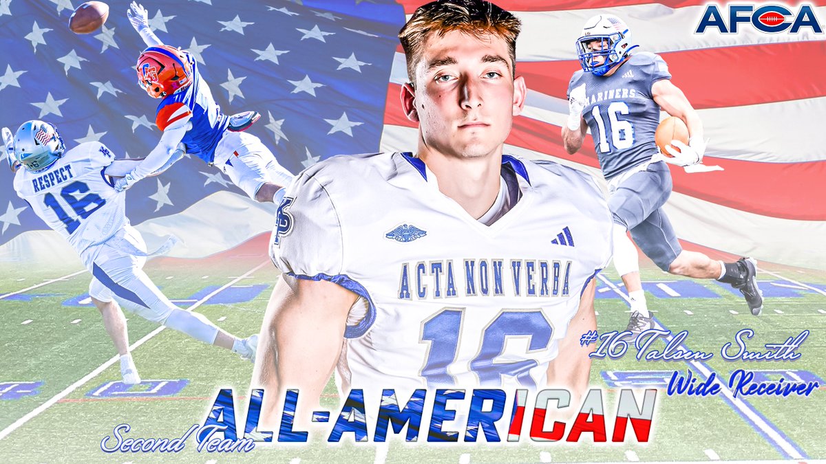 ⭐️ 𝐀𝐋𝐋-𝐀𝐌𝐄𝐑𝐈𝐂𝐀𝐍 𝐀𝐋𝐄𝐑𝐓 ⭐️

Congrats to <a href="/USMMAFootball/">USMMA Football</a> senior Talsen Smith on receiving <a href="/WeAreAFCA/">AFCA</a> 2⃣nd Team All-American accolades❗️

#d3fb #OURAcademy <a href="/NEWMACsports/">NEWMAC</a> <a href="/d3football/">D3football.com</a> <a href="/D3FBHuddle/">In The (D3FB) Huddle</a>