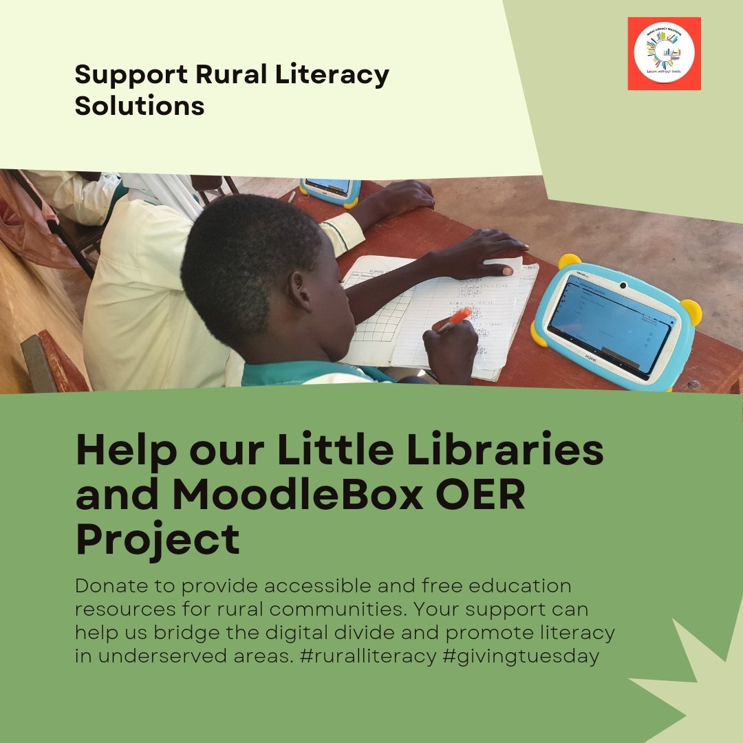 You still have time to help us receive bonus funds from <a href="/GlobalGiving/">GlobalGiving</a>—but don't delay, the GivingTuesday bonus ends at 11:59 pm EST

Help us now :goto.gg/51144   #MoveAMillion

<a href="/markjotter/">Mark Otter</a> <a href="/davidb_young/">David Young</a> <a href="/zach_quinn1/">Zach Quinn</a> <a href="/danmcguirempls/">@danmcguire@openedtech.social, OERtist</a> <a href="/malcylon/">Struan Malcolm</a>