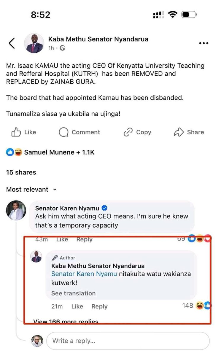 NyoikeTj's tweet image. People of Nyandarua… please breathe 🧘 innnnnnn

Methu Karen Nyamu