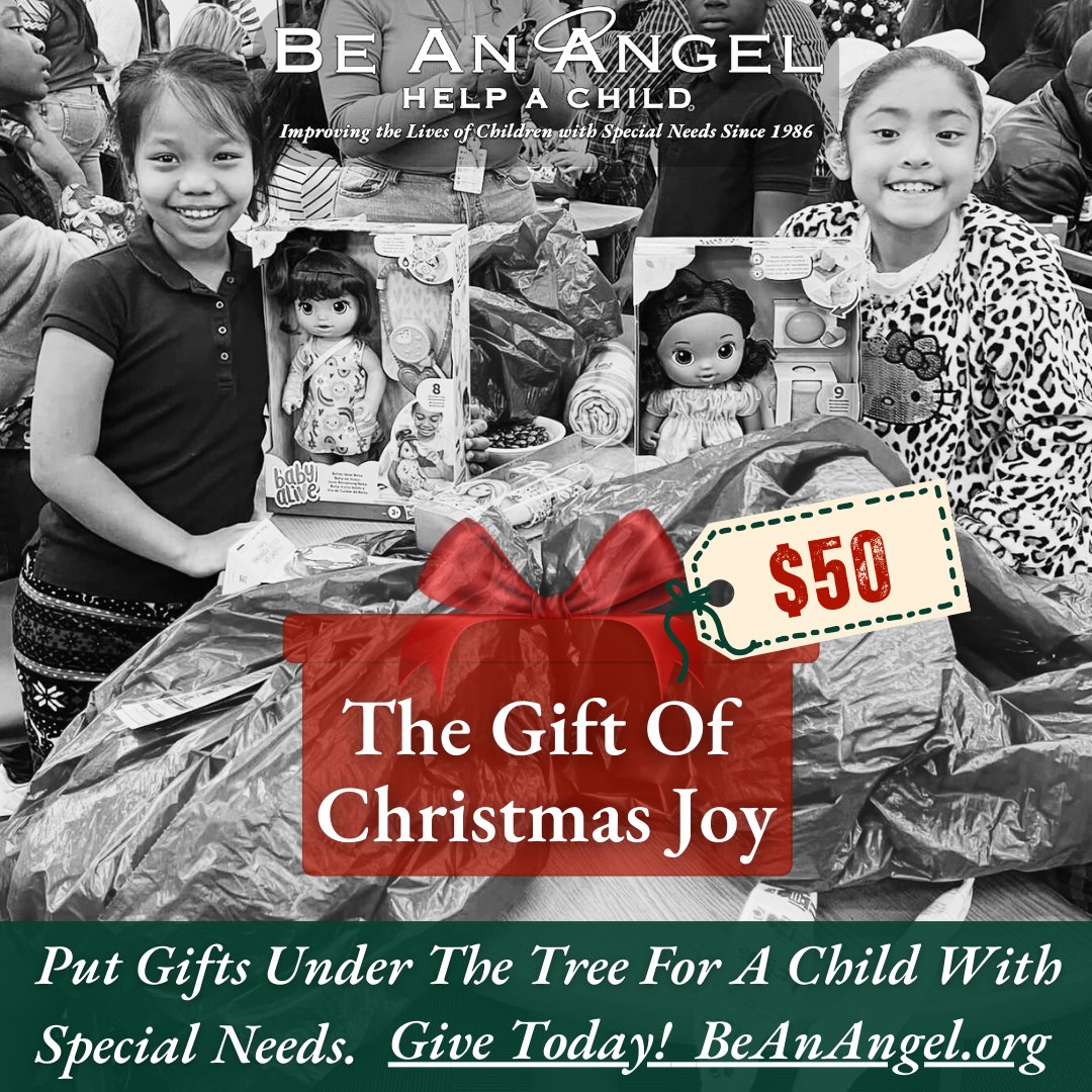 Today is #GivingTuesday—a day to turn generosity into action! 🌟 This holiday season, you can unlock opportunities for children with special needs by supporting Be An Angel. 💙 Give the life-changing gift of hope today. 
💌 Donate now at BeAnAngel.org/donate