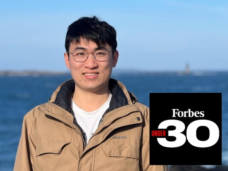 Congratulations to Assistant Professor Kent Zheng - named Forbes 30 Under 30 in Science. He has developed "textured electrodes" to achieve high levels of battery rechargeability. Learn how his work supports environmental sustainability and societal needs: 
bit.ly/Zheng30v30